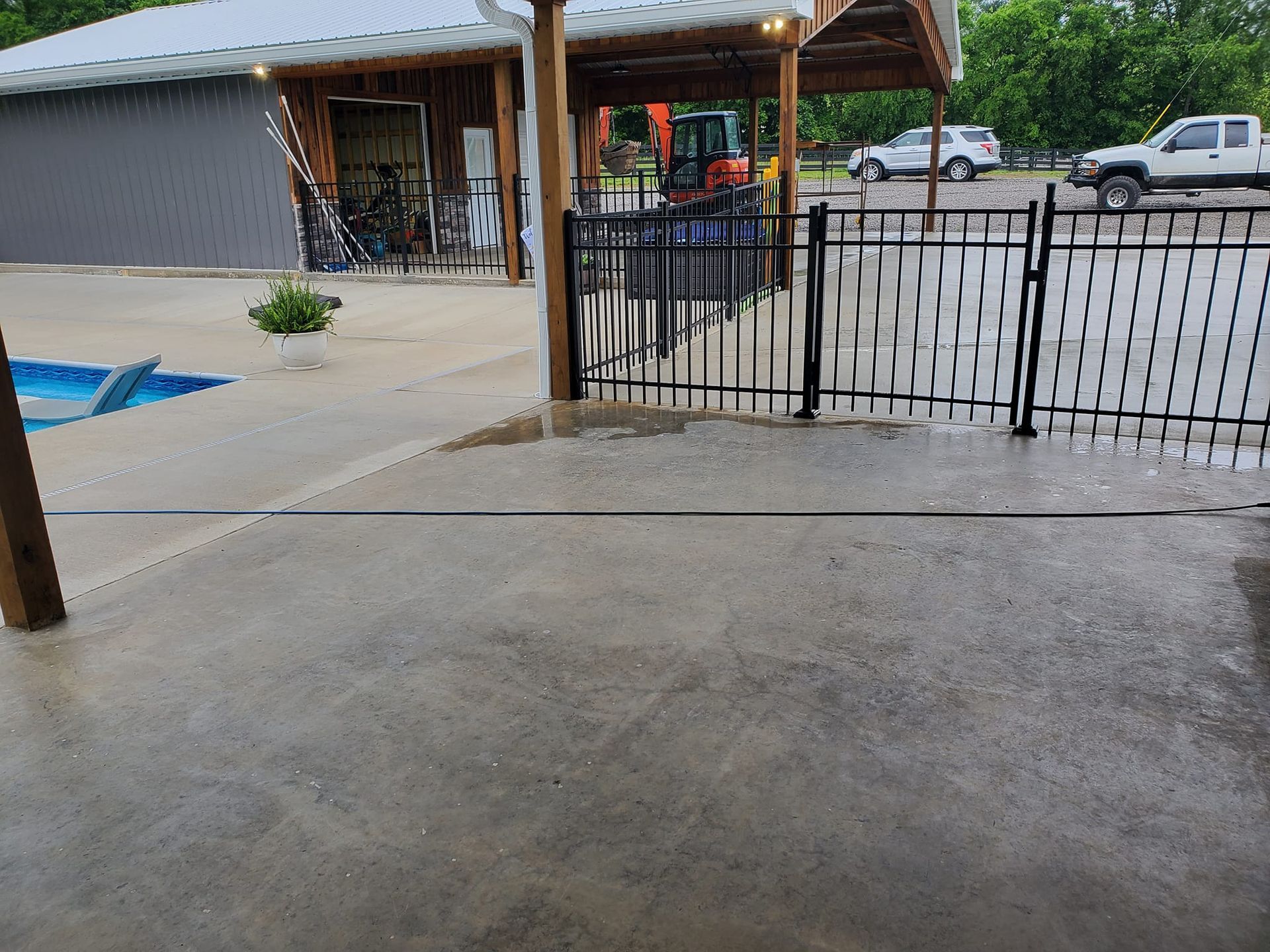 Community Pool Fence by Sands Fence Co