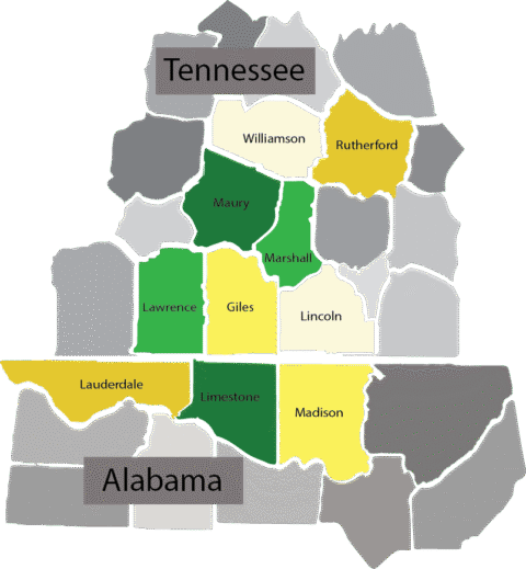 Sands Fence Co service area