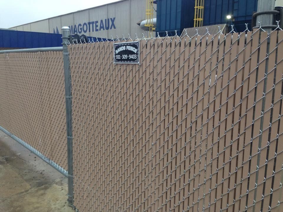 Warehouse security fence installation