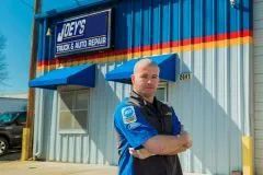 Man near main gate | Joey's Truck & Auto Repair