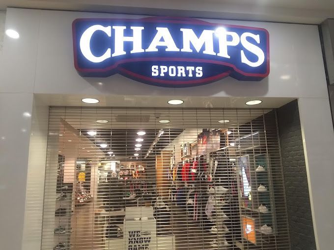 A champs sports store in a mall