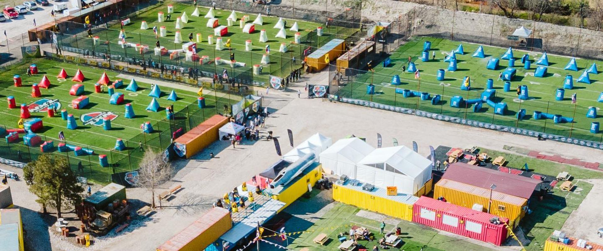 child paintball players