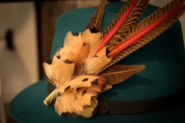 The best kind of feather in your cap