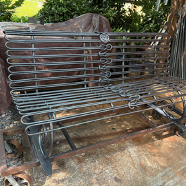 Work in progress of bench