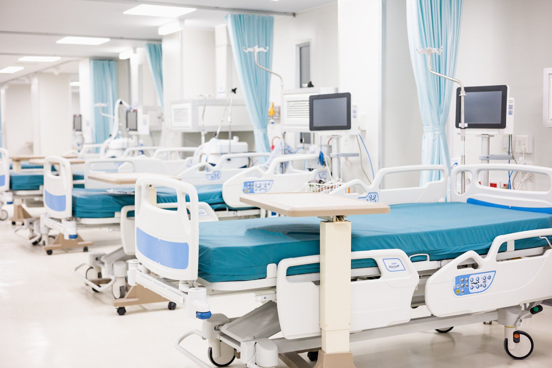 Modern Hospital Room With Ventilator System In Intensive Care Unit - Harlingen, TX - Generations Medical Equipment