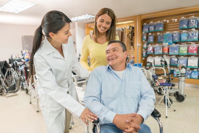 Orthopedist Selling Wheelchairs At A Health Store - Harlingen, TX - Generations Medical Equipment