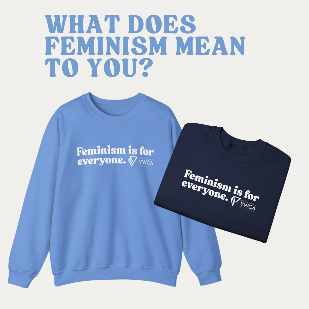 Buy a feminism is for everyone crewneck sweater!