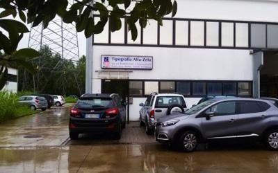 Esterno della Tipografia di Prato Alfa-Zeta