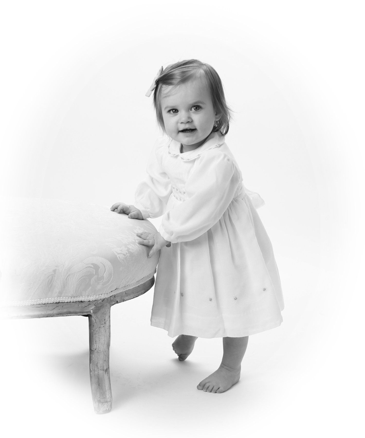 Vintage baby portrait by Nashville photographer