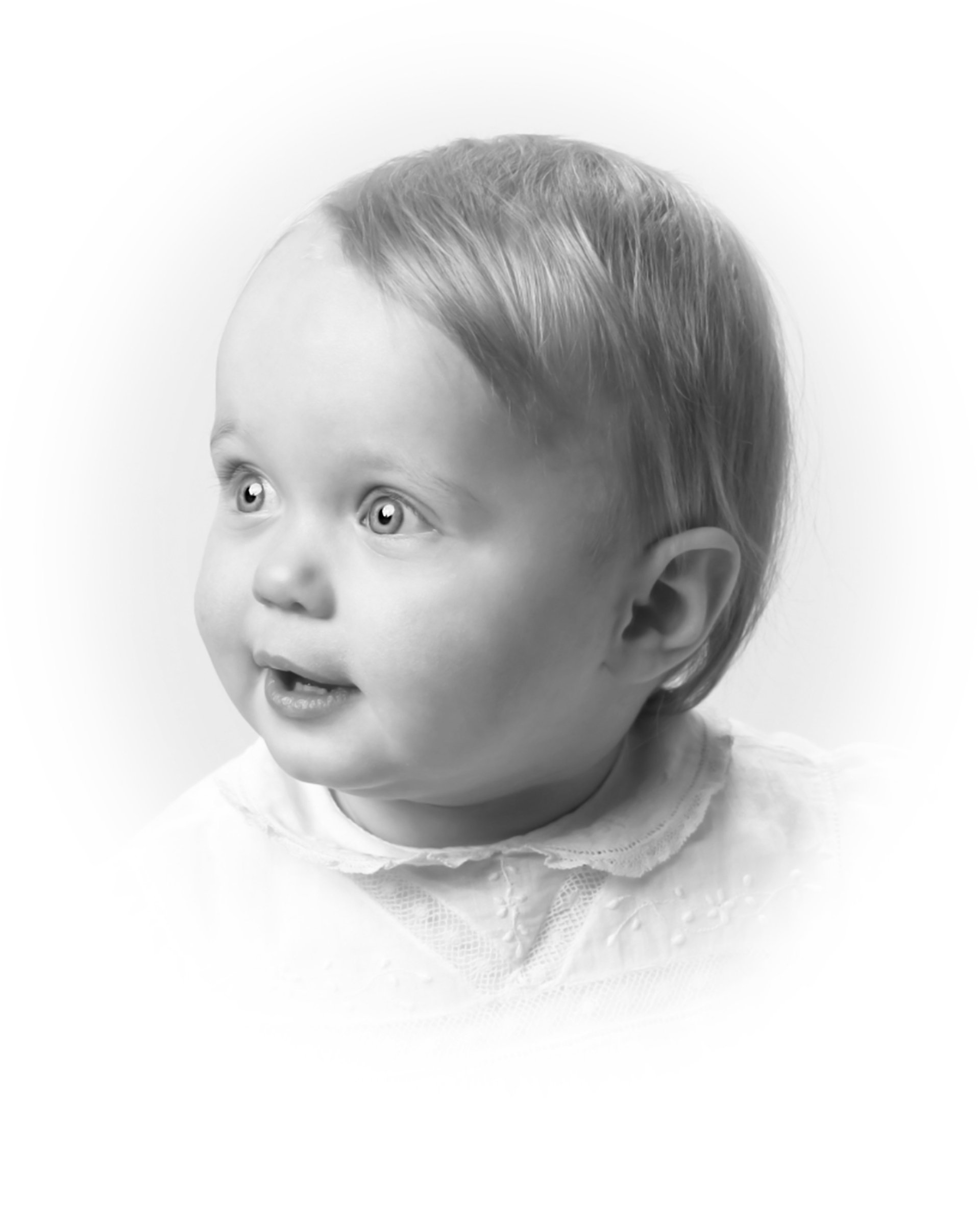 Black and white photo of boy by Scott Ellis Photography