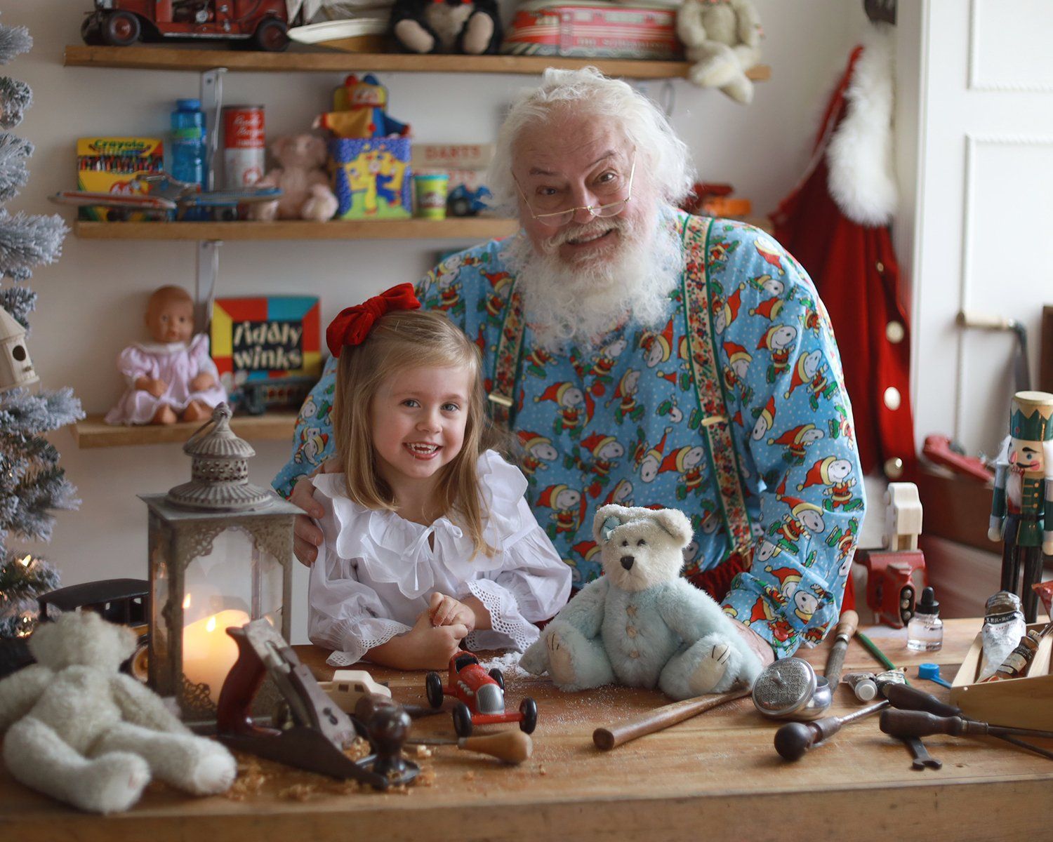 Nashville Christmas photos with Santa