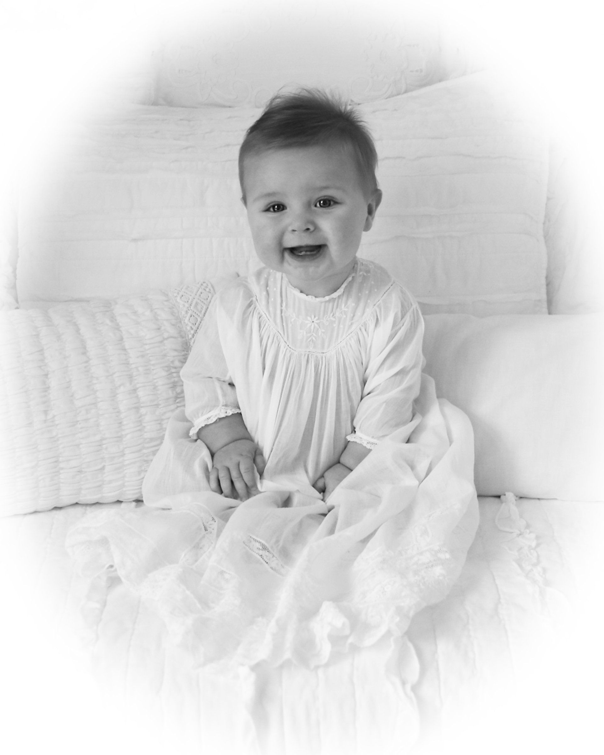 Vintage baby portrait by Nashville photographer