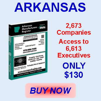 An ad for arkansas access to 6,613 executives