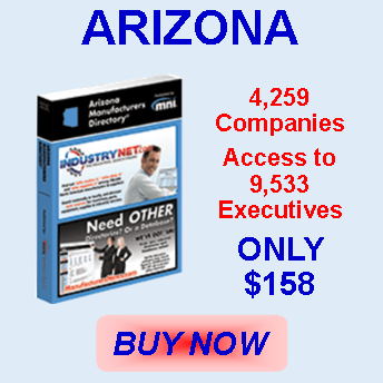 An advertisement for an arizona business directory that is only $ 158