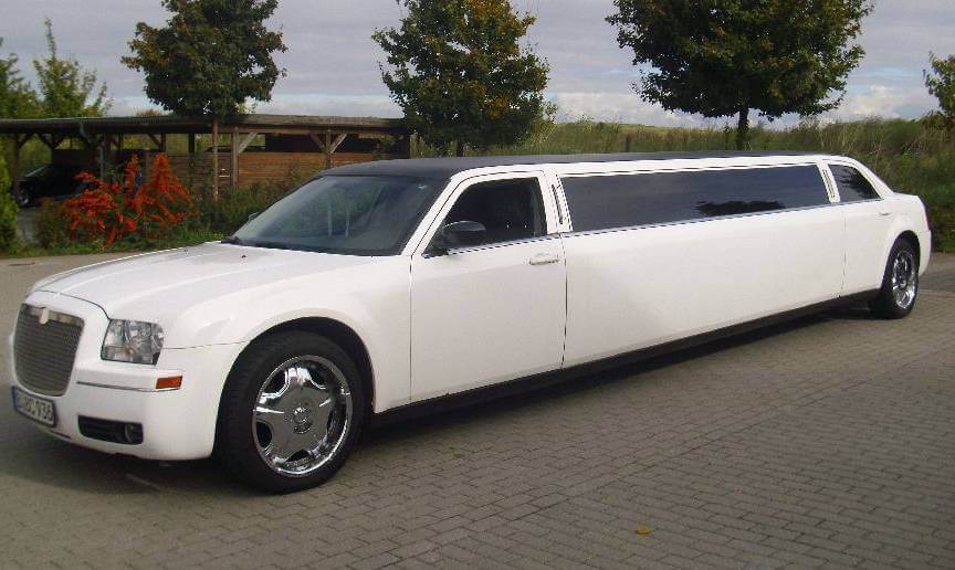 white limo rental to LAX airport