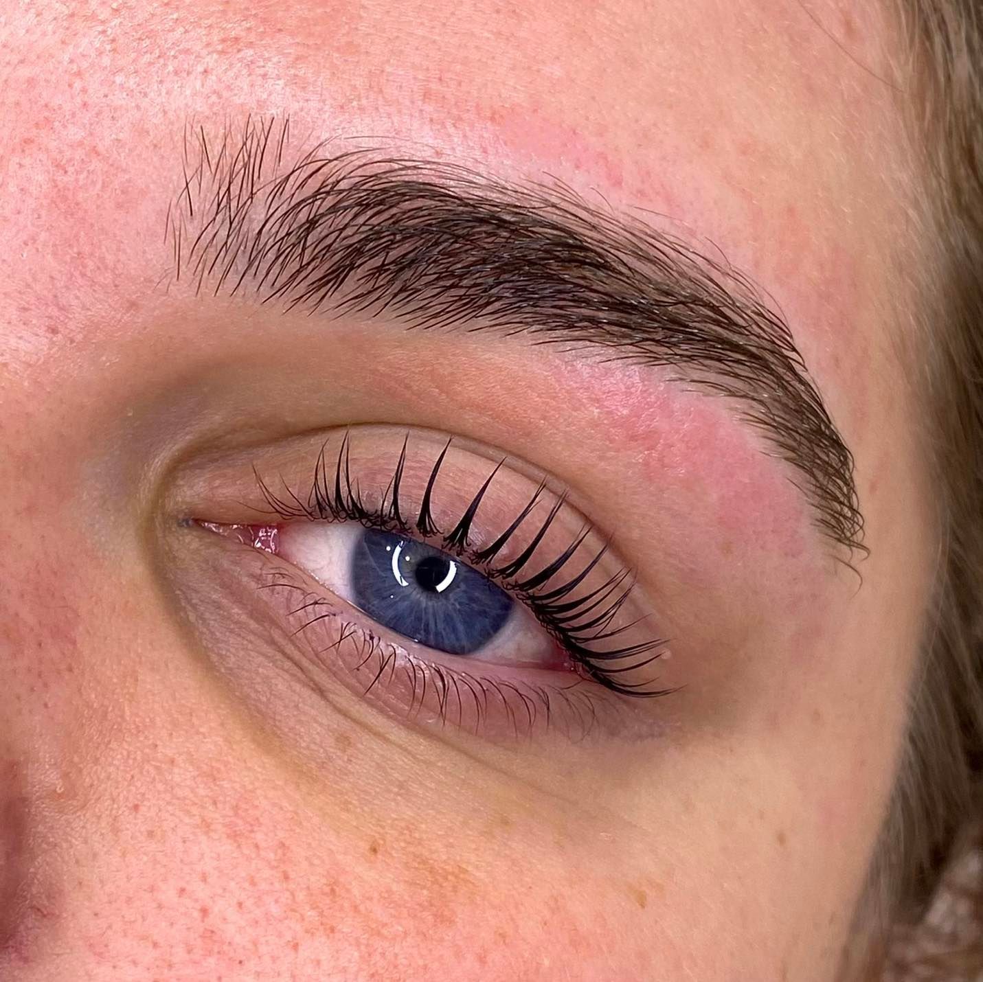 Close-Up of A Blue Eye with Dark Lashes — Aspire Beauty & Nails in Wagga Wagga, NSW