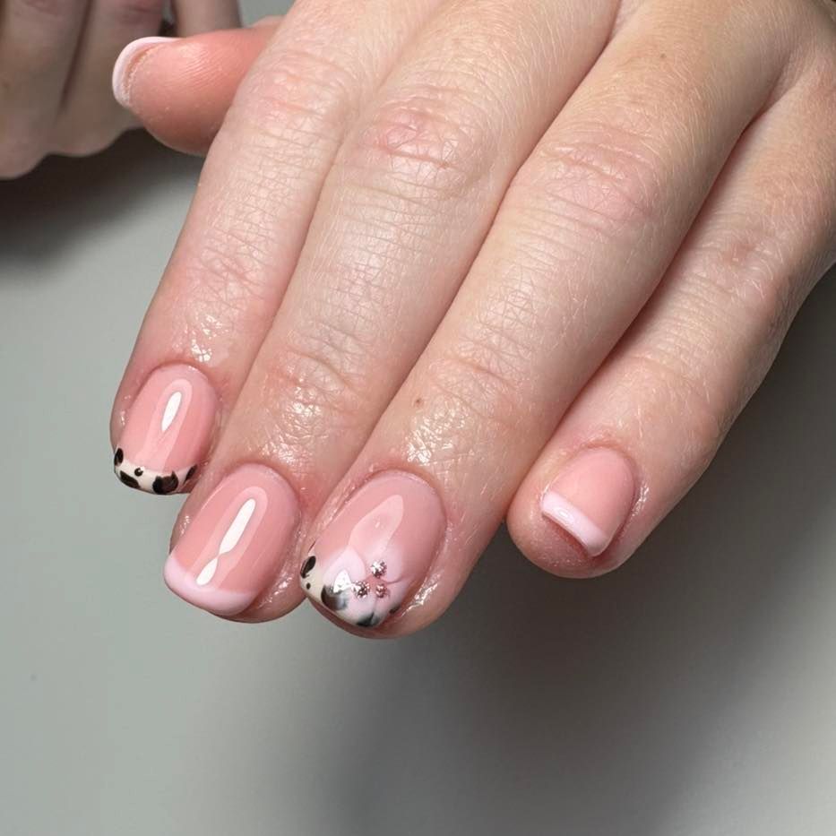Hand With Manicured Nails — Aspire Beauty & Nails in Wagga Wagga, NSW