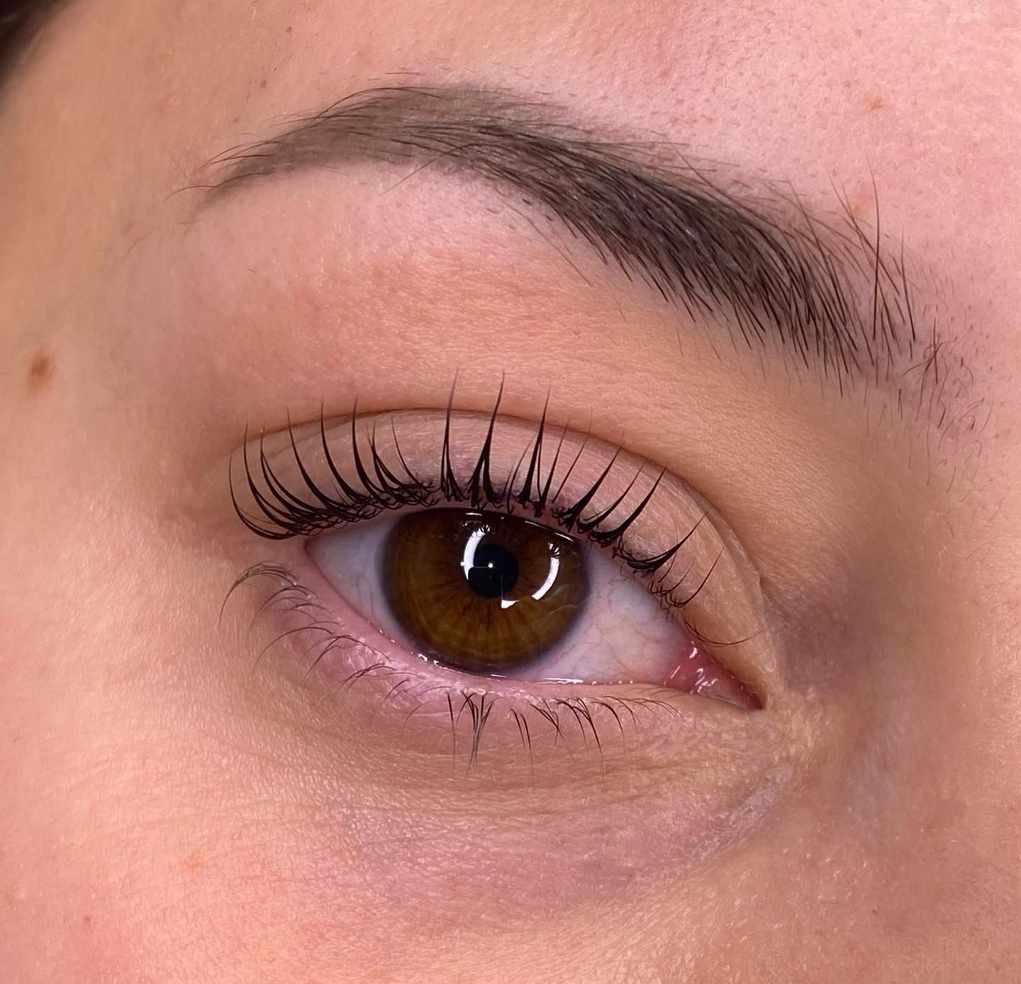 Close-up of a Brown Eye With Dark Lashes — Aspire Beauty & Nails in Wagga Wagga, NSW