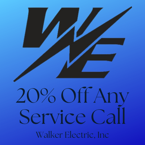 Walker electric inc ofrece un 20 % de descuento en cualquier llamada de servicio