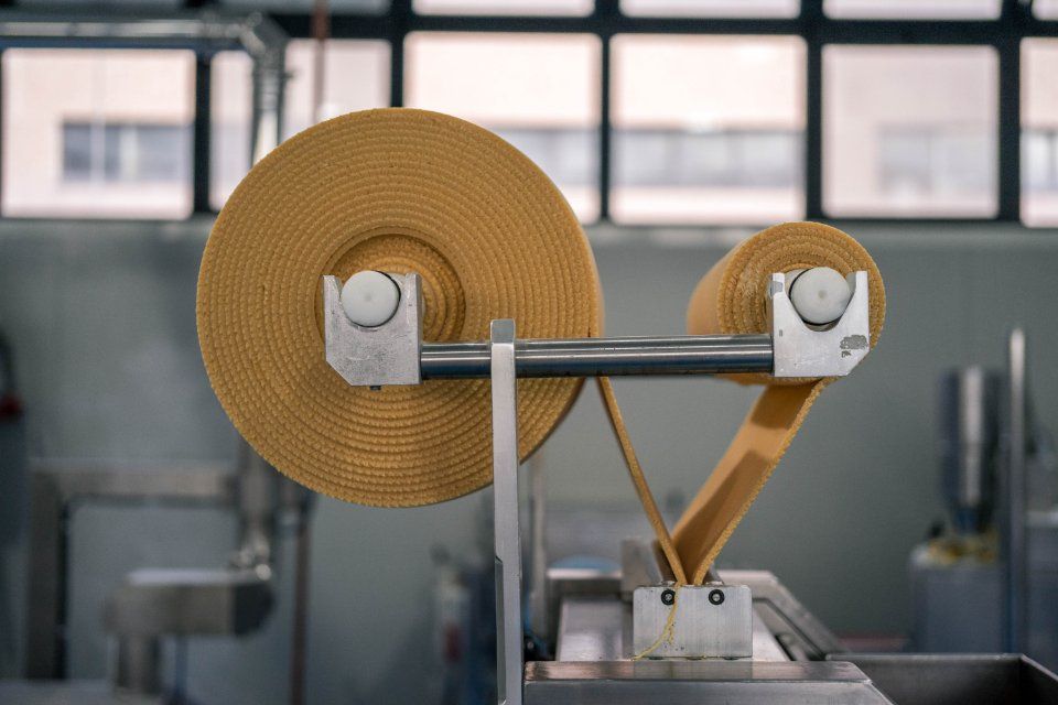 Rotoli di pasta fresca