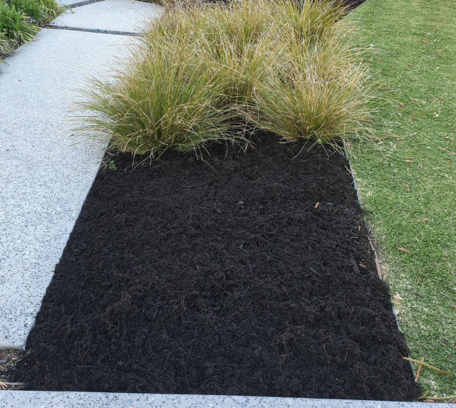 Bagged Mulch Perth Two Gloves