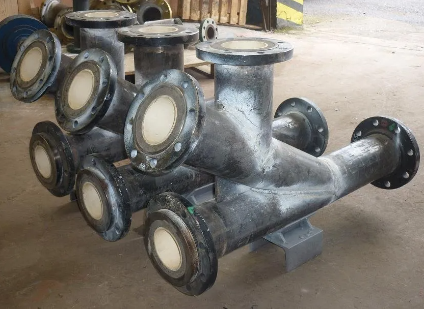 Pic of ceramic lined pipework