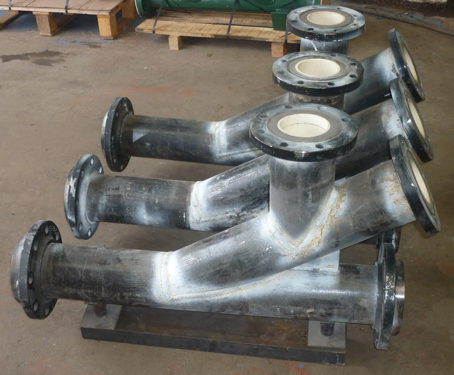 Pic of ceramic lined pipework