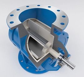 Rotary valve diverter valve dome valve