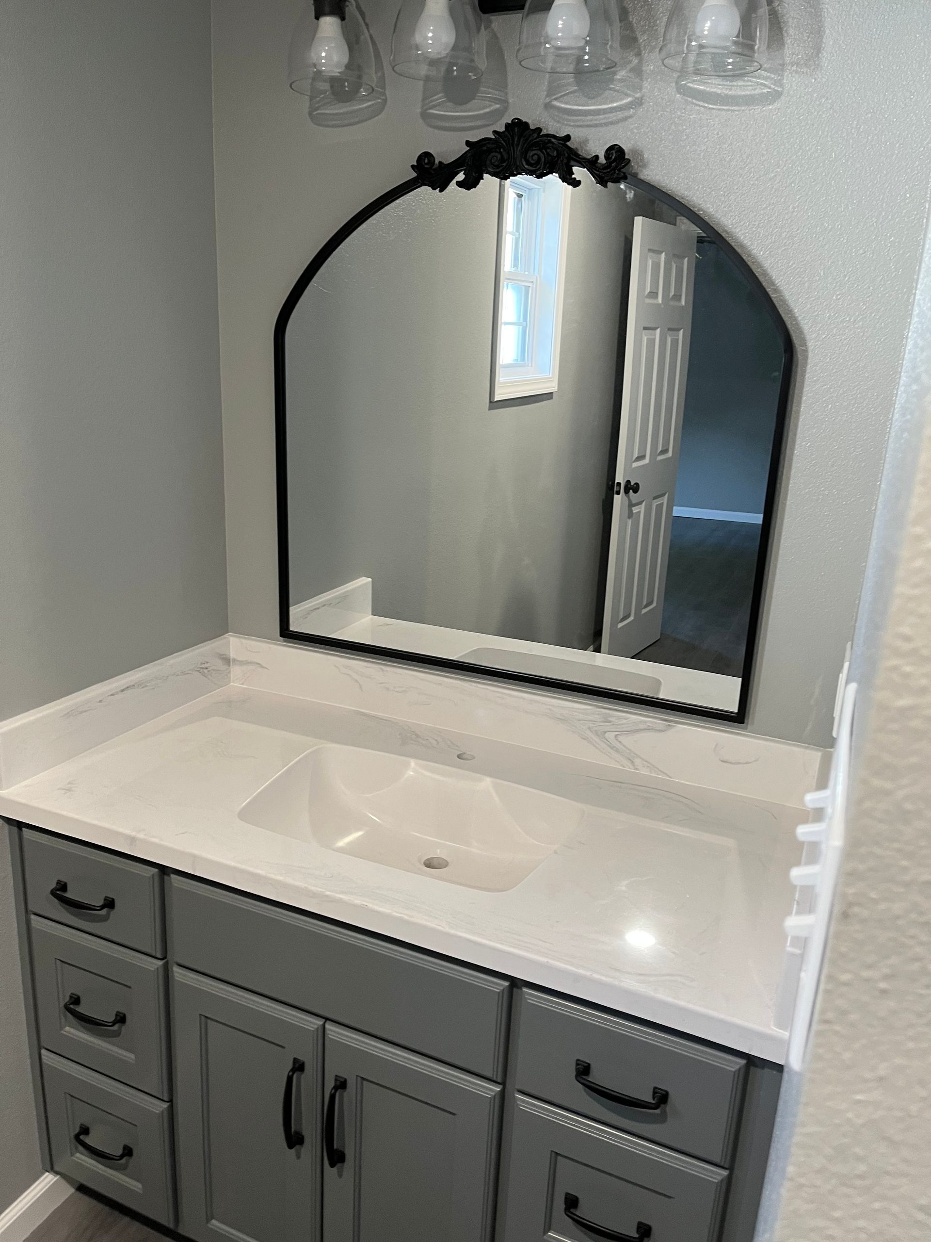 Cabinet With Mirror — Fort Smith, AR — Randall King Construction