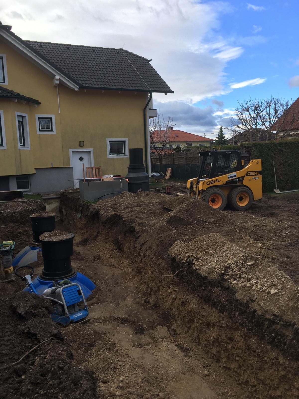 Rohrlegung & Baggerarbeiten