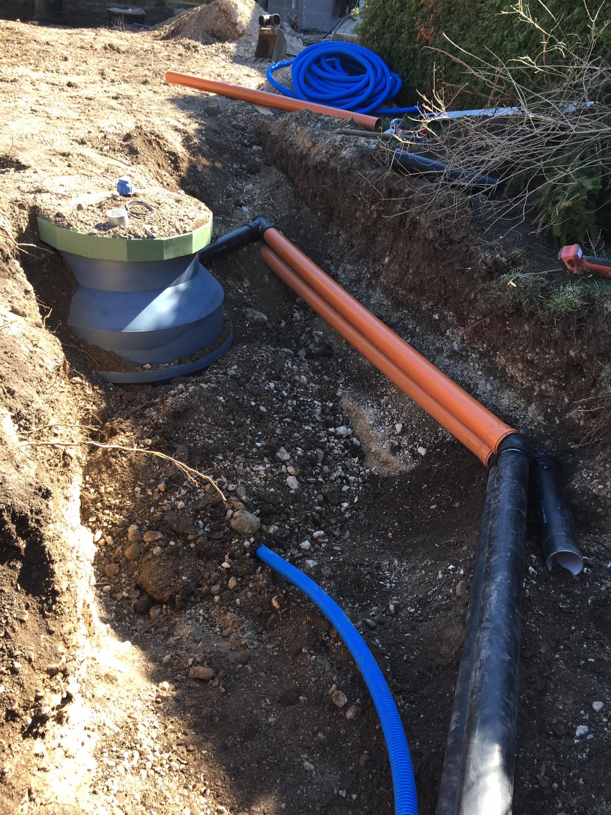 Rohrlegung & Baggerarbeiten