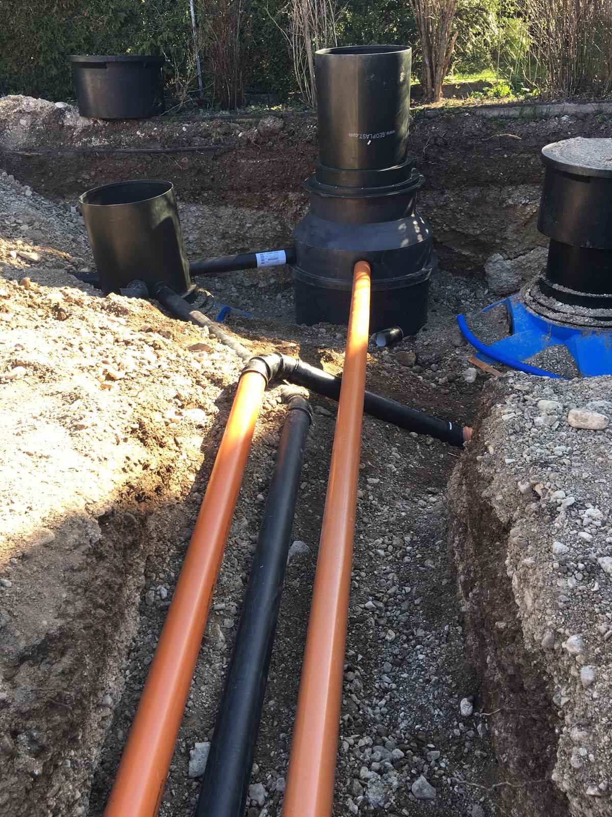 Rohrlegung & Baggerarbeiten