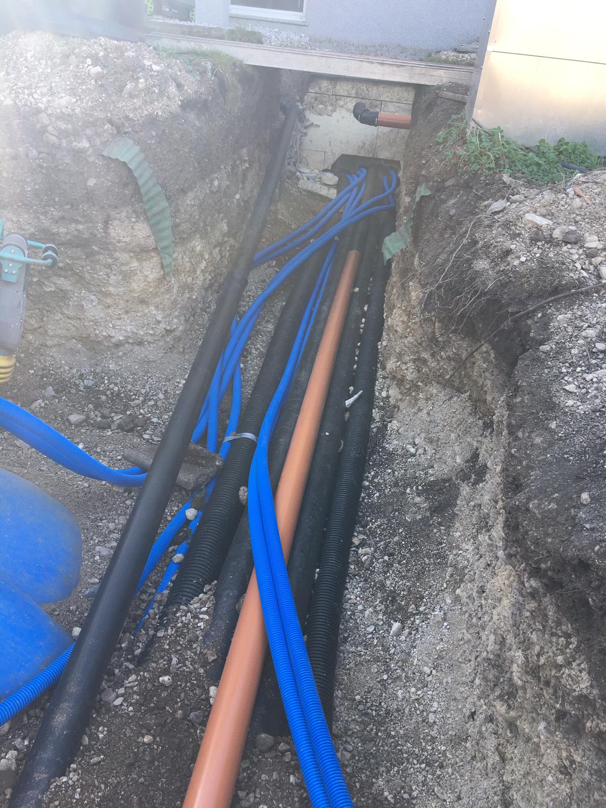 Rohrlegung & Baggerarbeiten