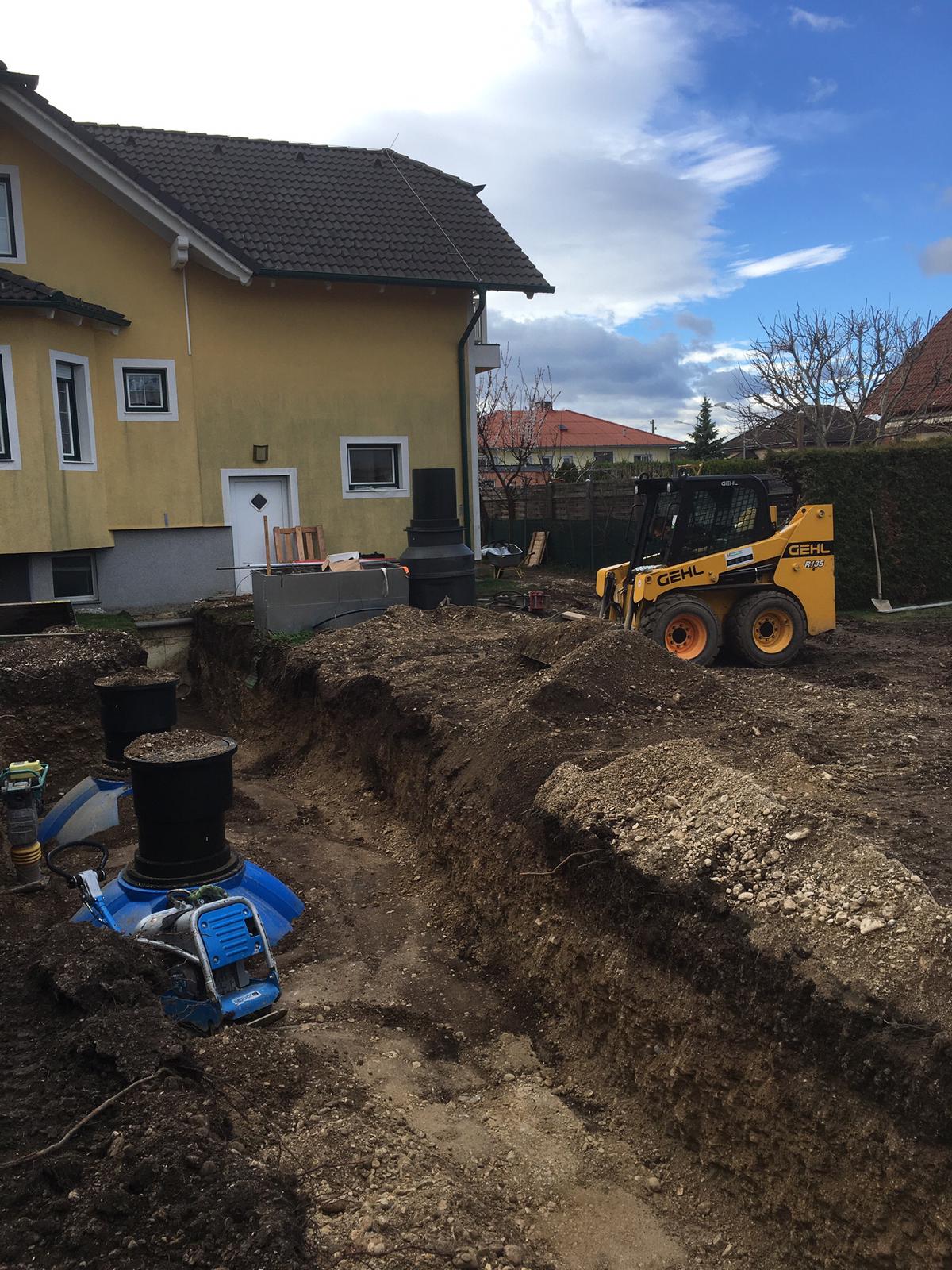 Rohrlegung & Baggerarbeiten