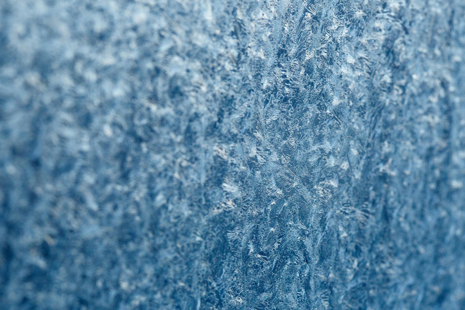 Frost on glass