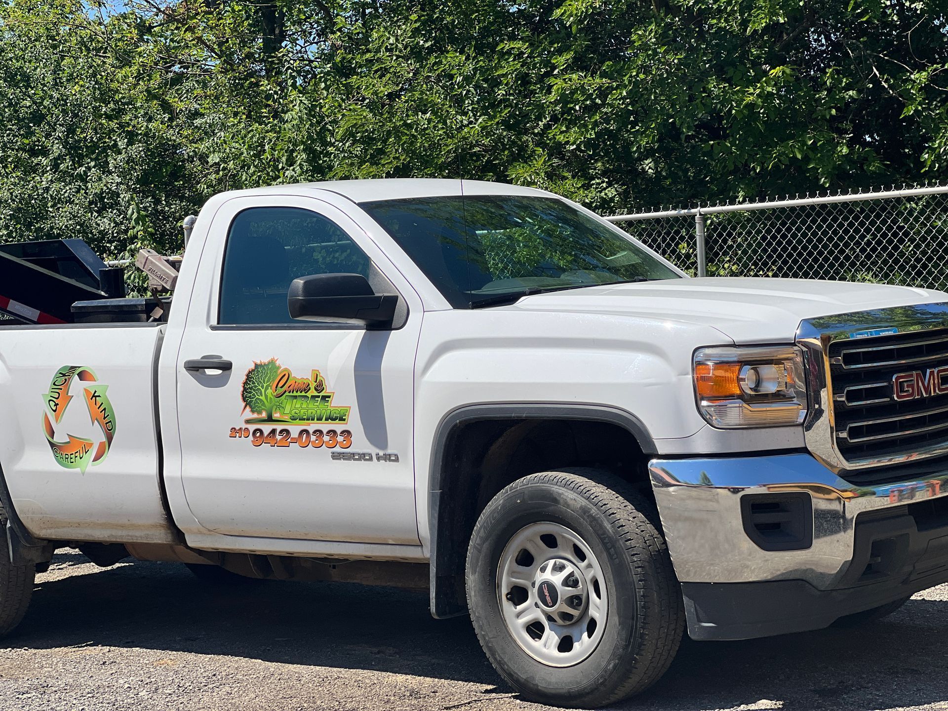 Cam's Tree Services Truck in Hobart, Indiana