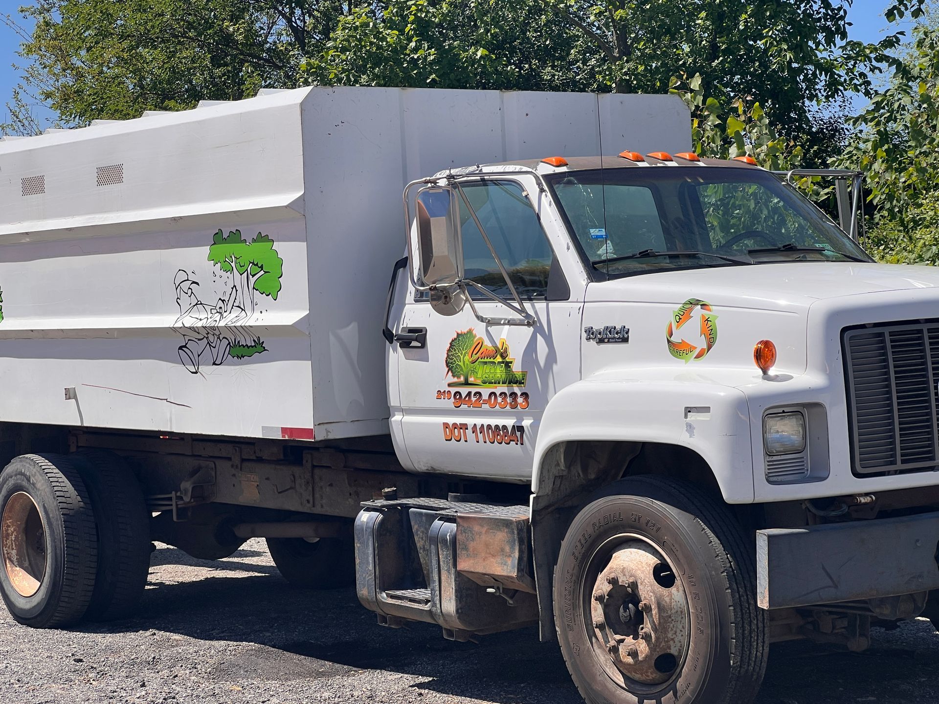 Cam's Tree Service Truck