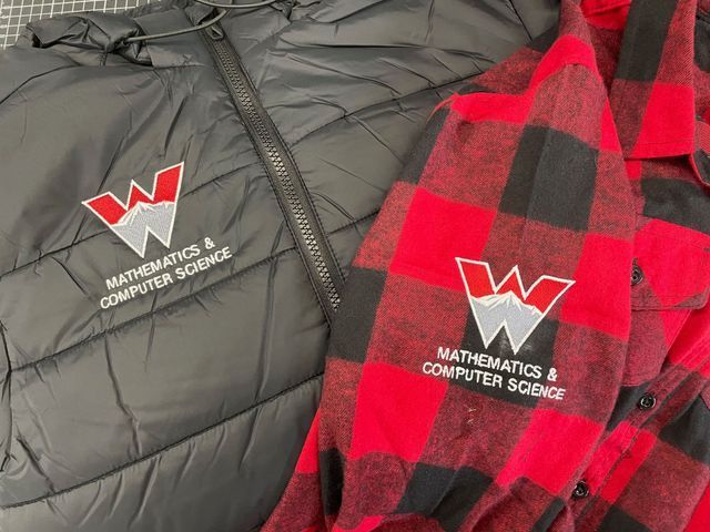 Black jacket and red plaid shirt with 