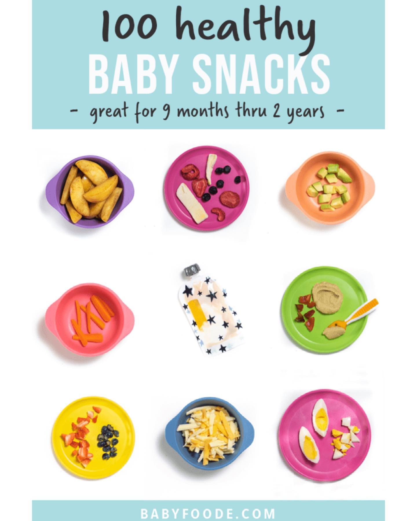 100 Healthy Baby Snacks