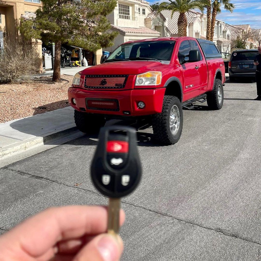 Red Pickup Truck — Las Vegas, Nevada — Winged Key Lock Smith