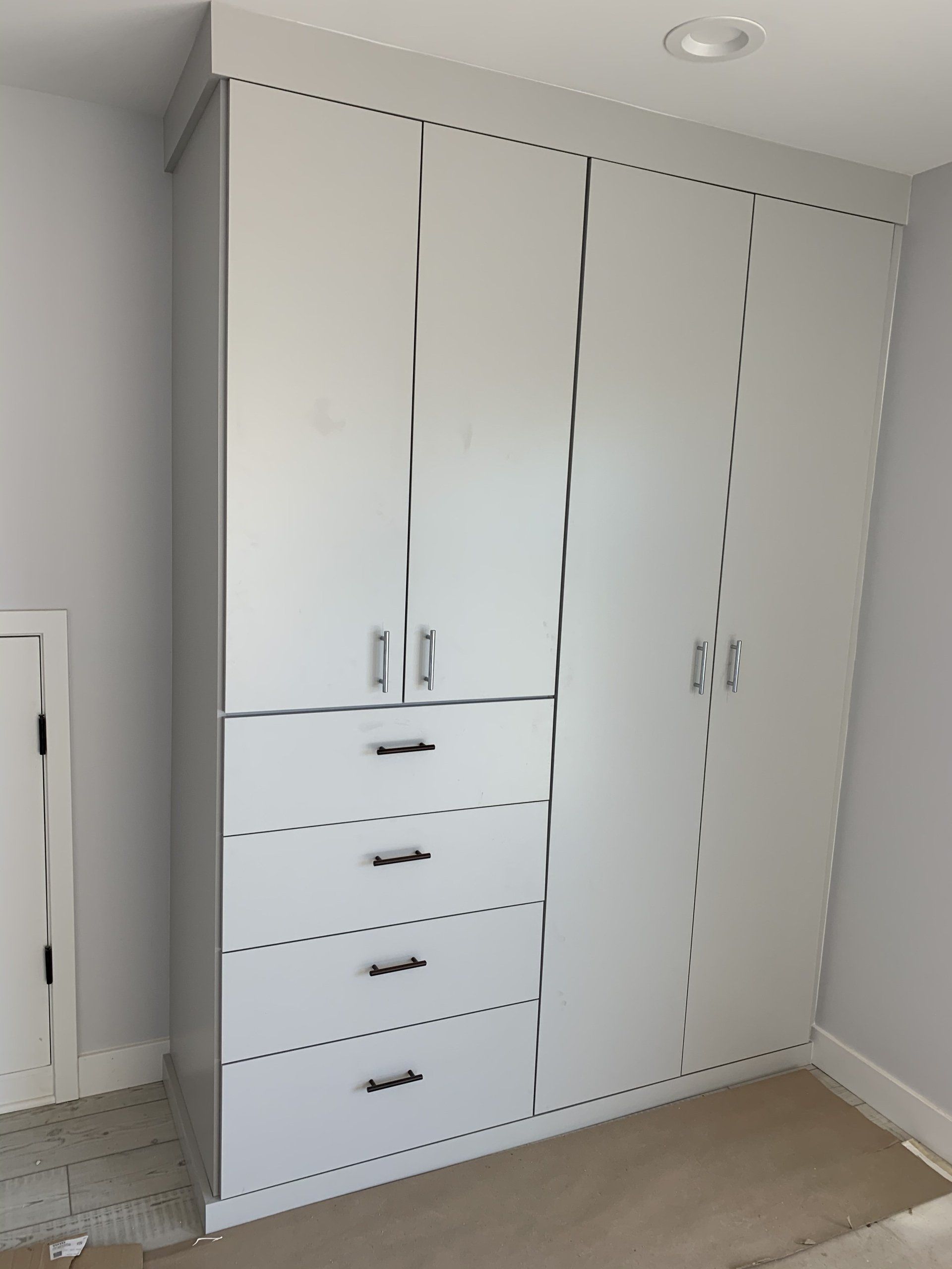 a custom closet armoire 