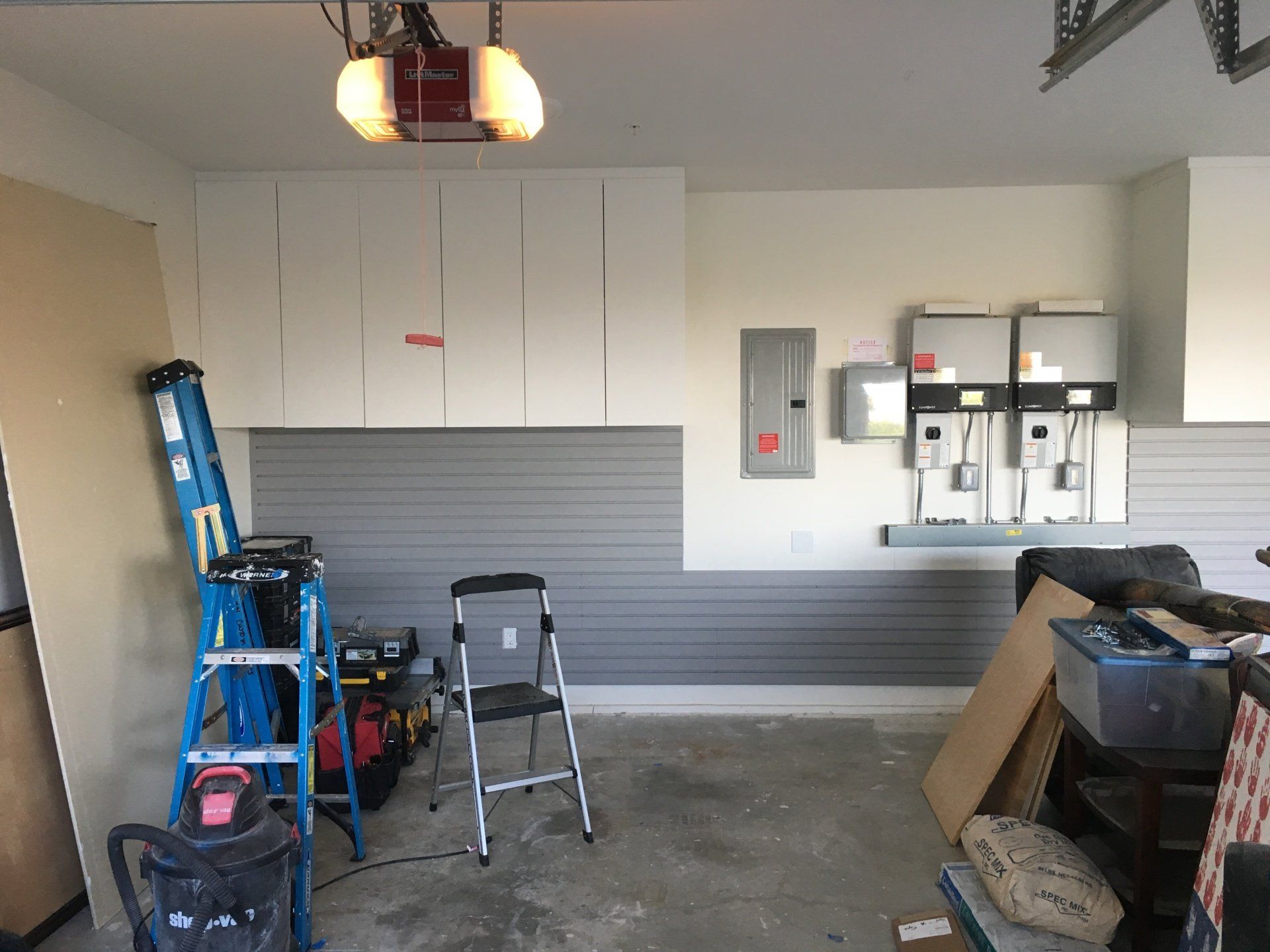 a custom garage organization system