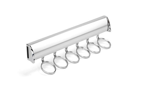 Chrome Color Option for Scarf Rack Organizer