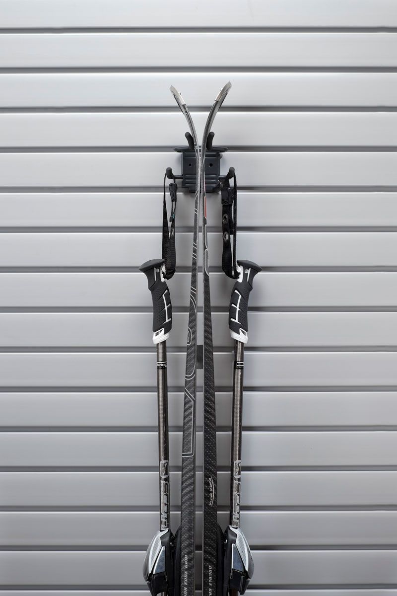 Ski Rack Slatwall Organizer Accessory Option