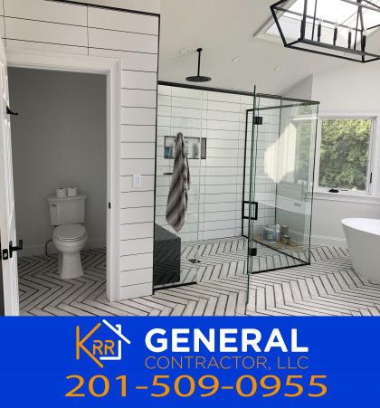 Newly remodeled bathroom by KRR