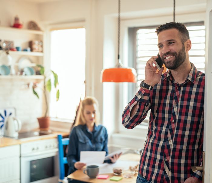 Man Calling for General Contractor