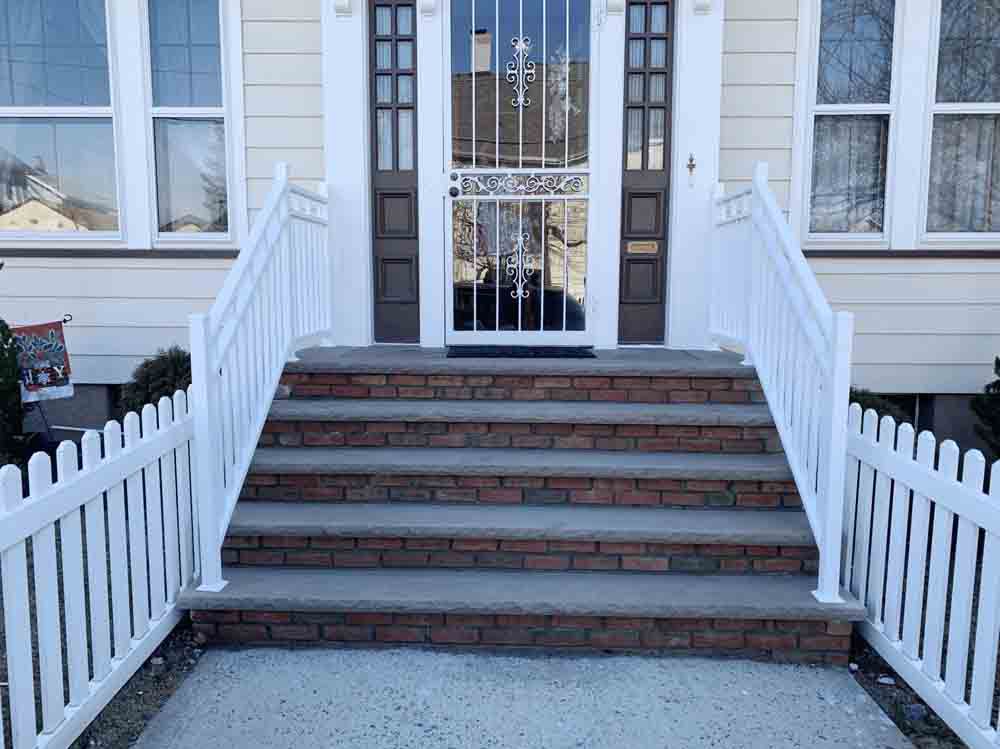 Newly Installed Concrete Stairs