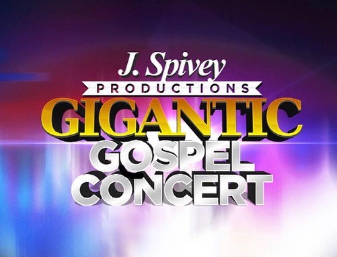 J. spivey productions gigantic gospel concert logo