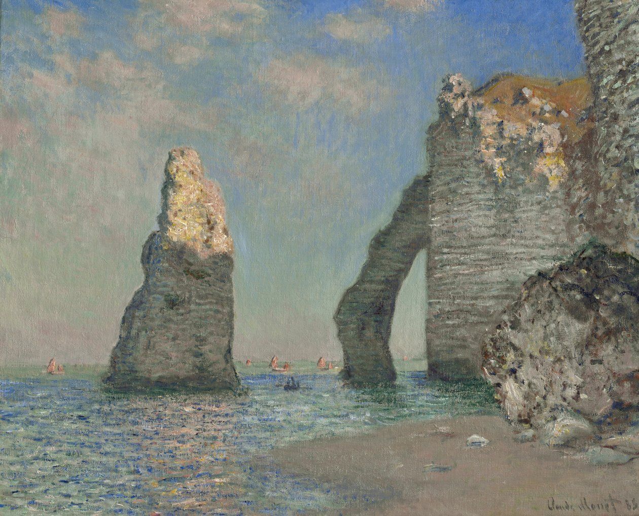 Les Falaises d'Étretat, 1885