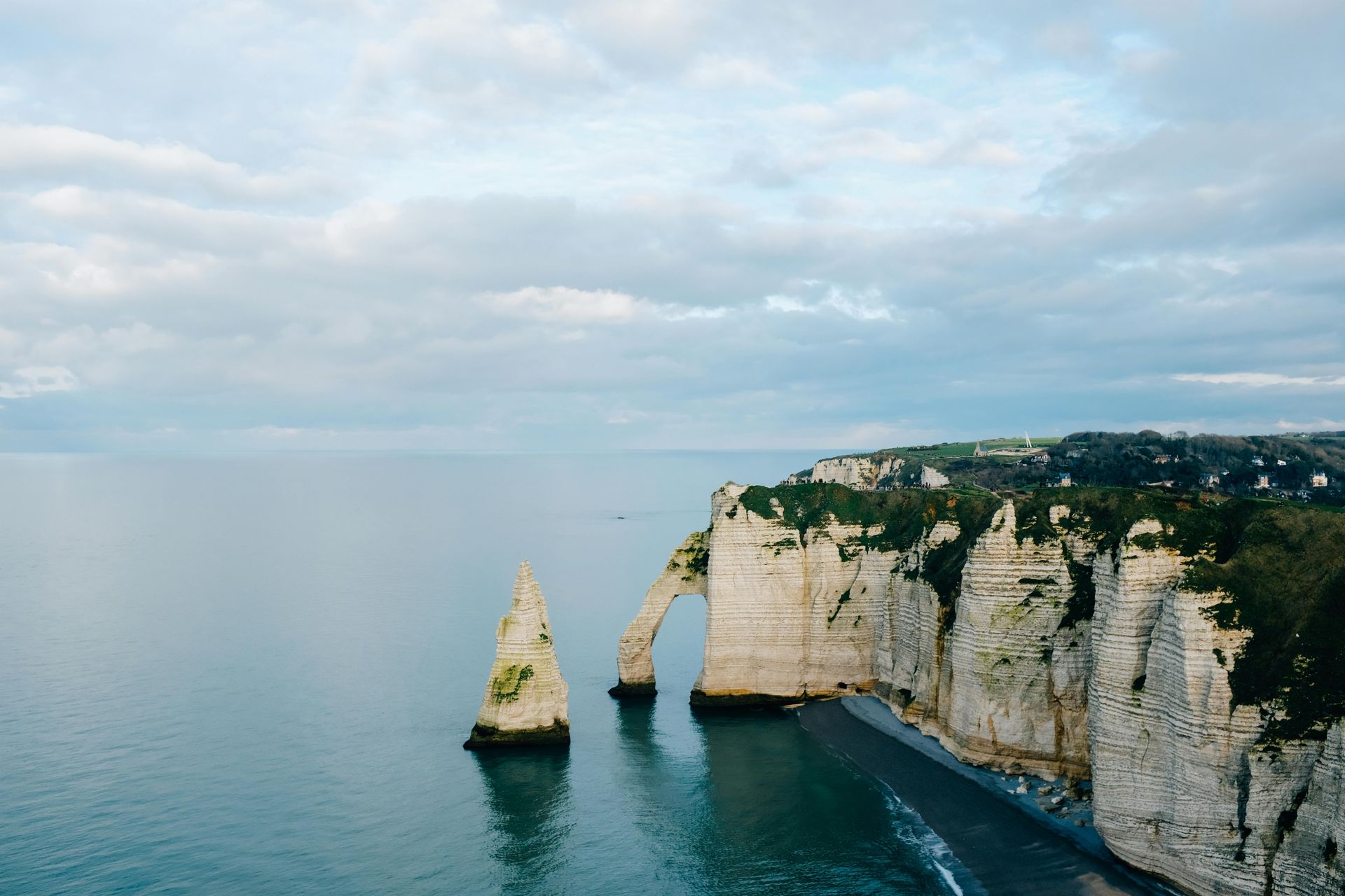 The Etretat cliffs